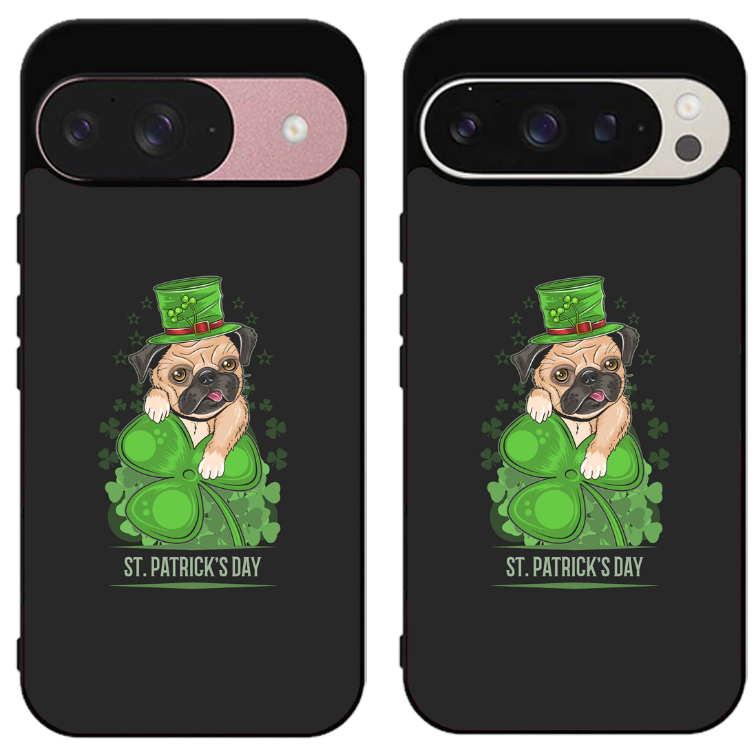 Funny Pug St Patrick’s Day Google Pixel 9 | 9 Pro | 9 Pro XL Case