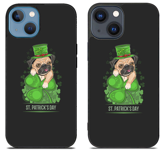 Funny Pug St Patrick’s Day iPhone 15 | iPhone 15 Plus Case