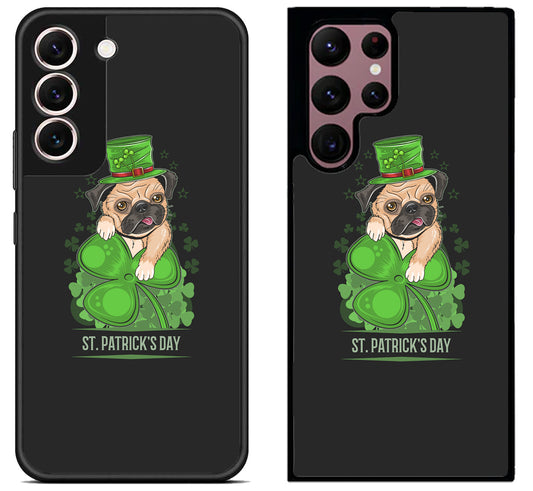 Funny Pug St Patrick’s Day Samsung Galaxy S22 | S22+ | S22 Ultra Case