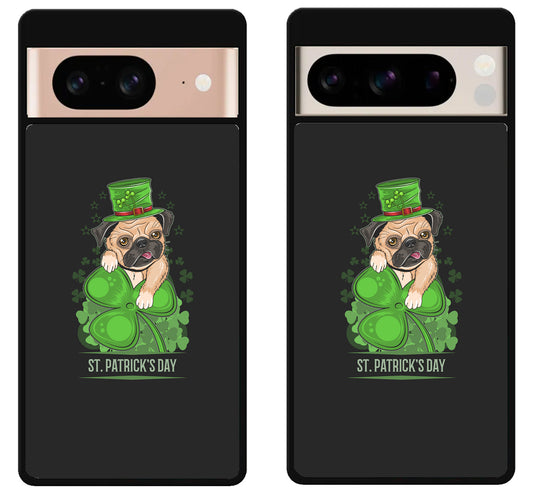 Funny Pug St Patrick’s Day Google Pixel 8 | 8 Pro Case