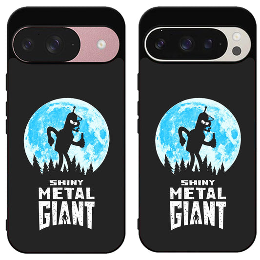 Futurama Bender Metal Giants Google Pixel 9 | 9 Pro | 9 Pro XL Case