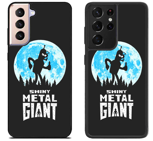 Futurama Bender Metal Giants Samsung Galaxy S21 | S21 FE | S21+ | S21 Ultra Case