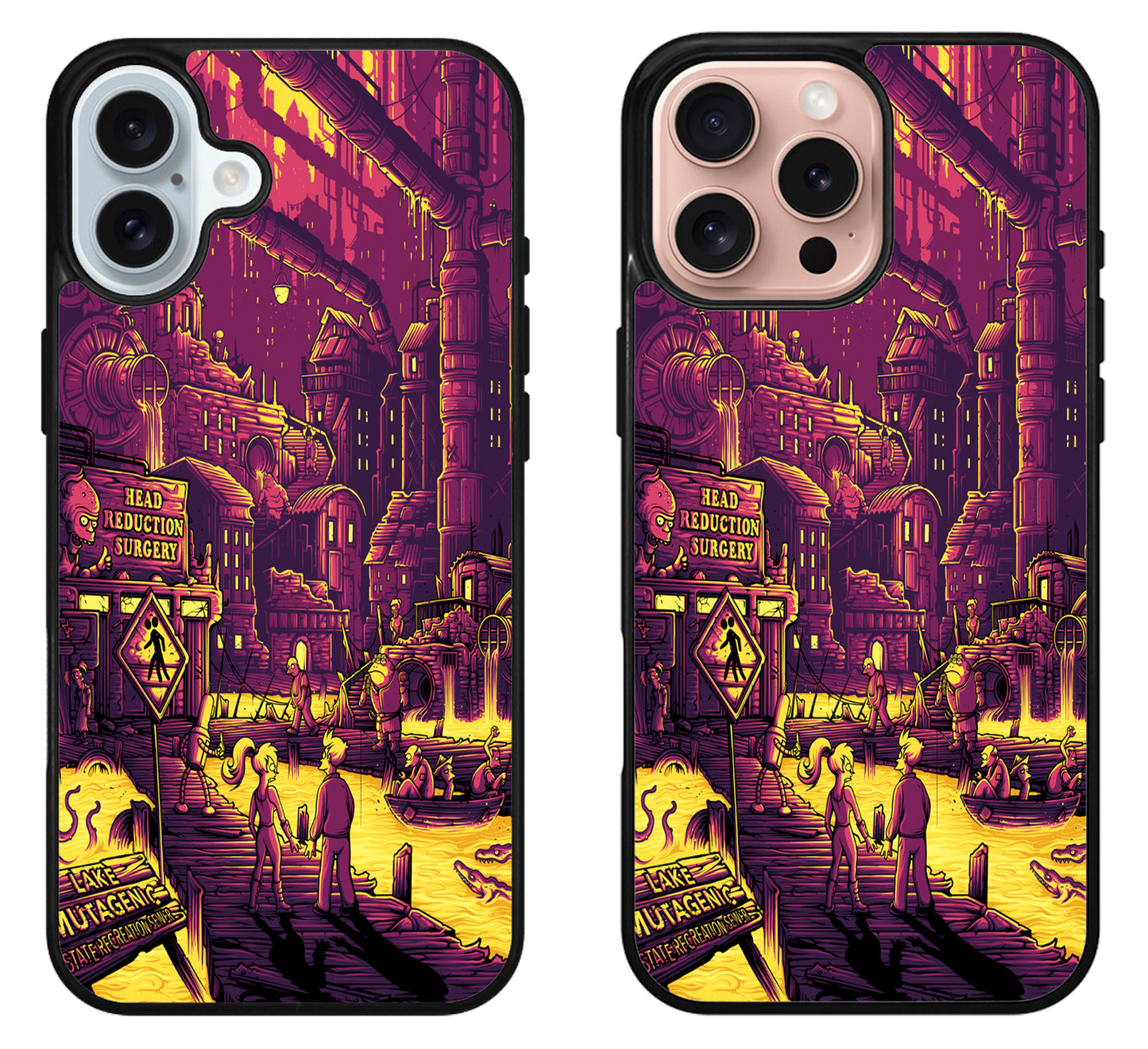 Futurama Dan Mumford Cover iPhone 16 | 16 Plus | 16 Pro | 16 Pro Max Case