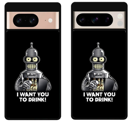 Futurama Want to Drink Google Pixel 8 | 8 Pro Case
