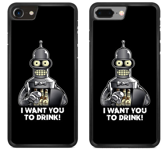 Futurama Want to Drink iPhone 8 | 8 Plus Case