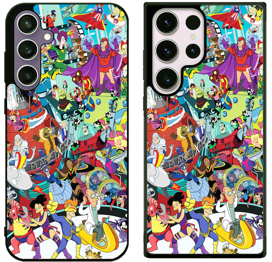 Futurama X Planet Samsung Galaxy S25 | S25 Edge | S25 FE | S25 Plus | S25 Ultra Case