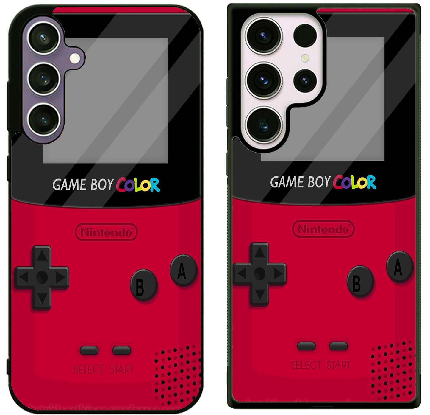 Game Boy Color Red Samsung Galaxy S25 | S25 Edge | S25 FE | S25 Plus | S25 Ultra Case