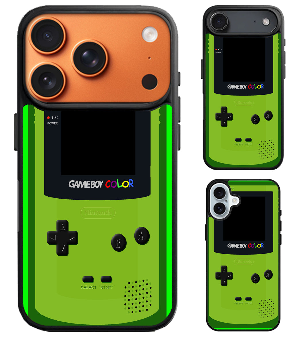 Game Boy Color green iPhone Air | iPhone 17 | 17 Pro | 17 Pro Max Case
