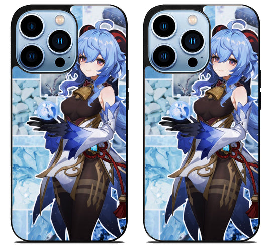 Ganyu Genshin Impact Collage iPhone 15 Pro | iPhone 15 Pro Max Case