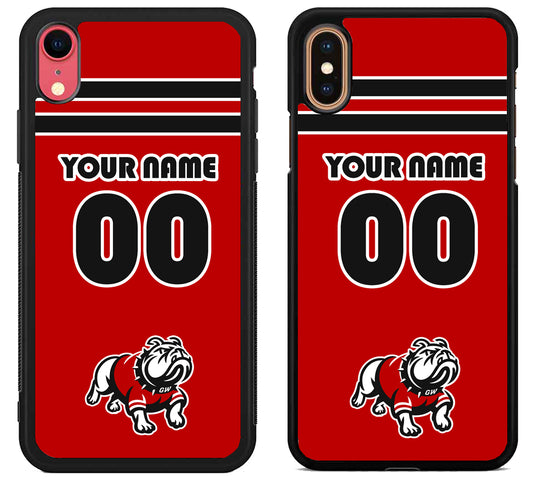 Custom Personalized Gardner-Webb Runnin' Bulldogs iPhone X | Xs | Xr | Xs Max Case