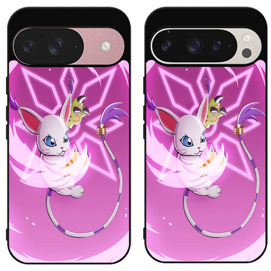 Gatomon Digimon Cover Google Pixel 9 | 9 Pro | 9 Pro XL Case