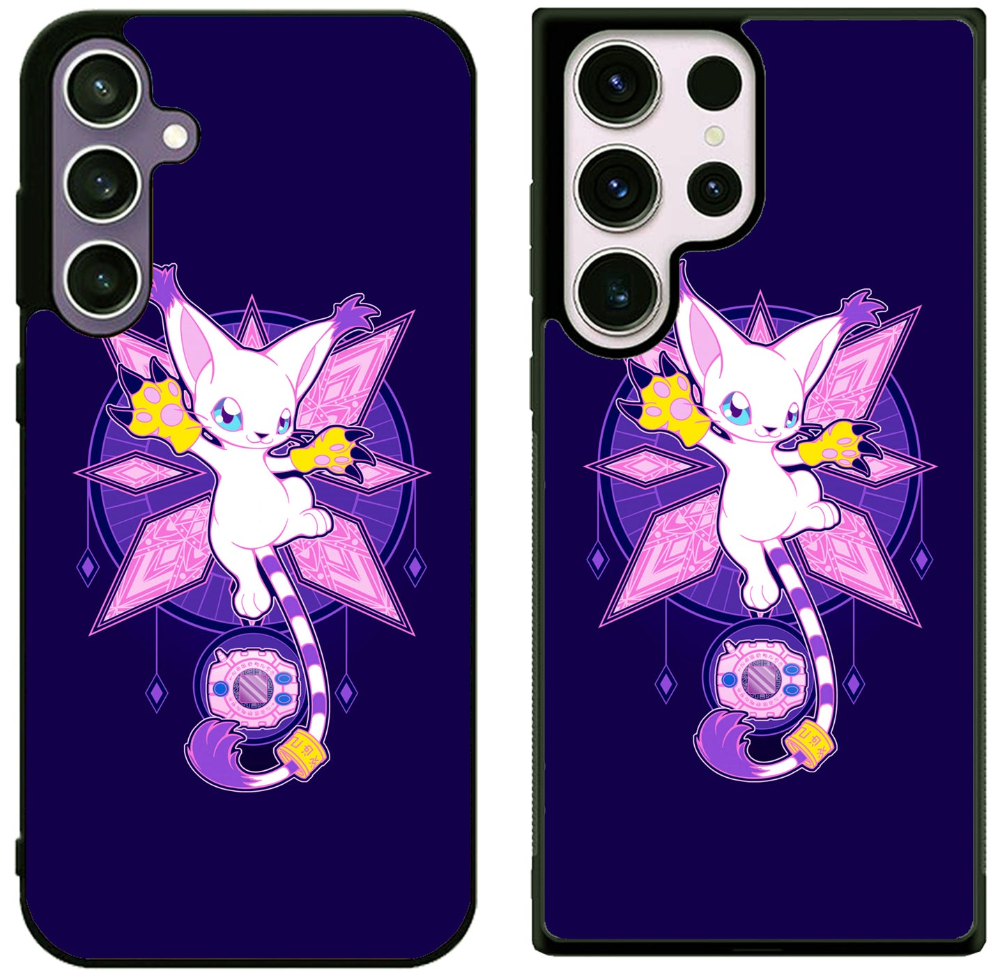 Gatomon Digimon Cute Samsung Galaxy S25 | S25 Edge | S25 FE | S25 Plus | S25 Ultra Case