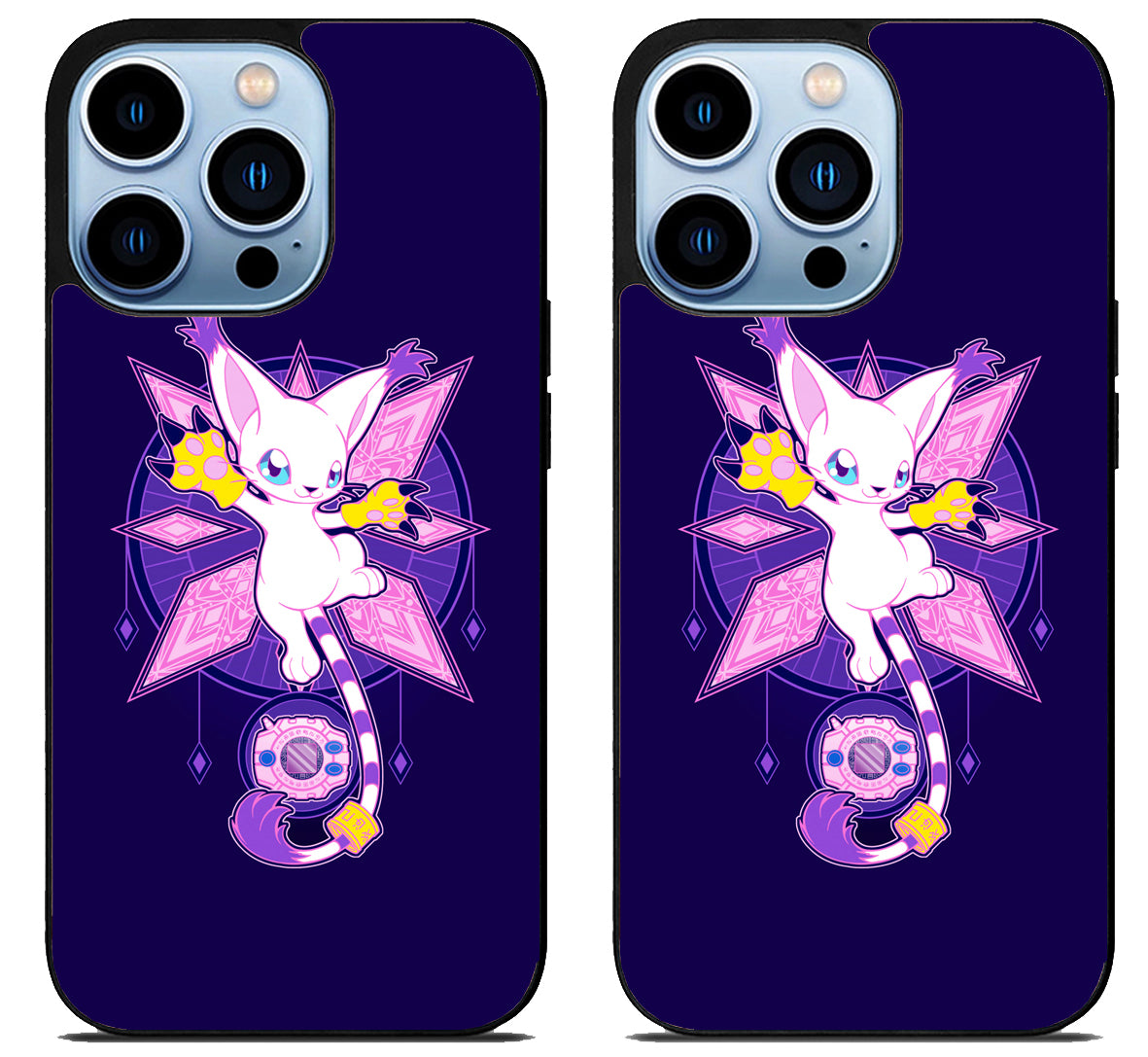 Gatomon Digimon Cute iPhone 15 Pro | iPhone 15 Pro Max Case