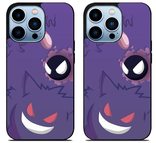 Gengar Haunter Pokemon iPhone 15 Pro | iPhone 15 Pro Max Case