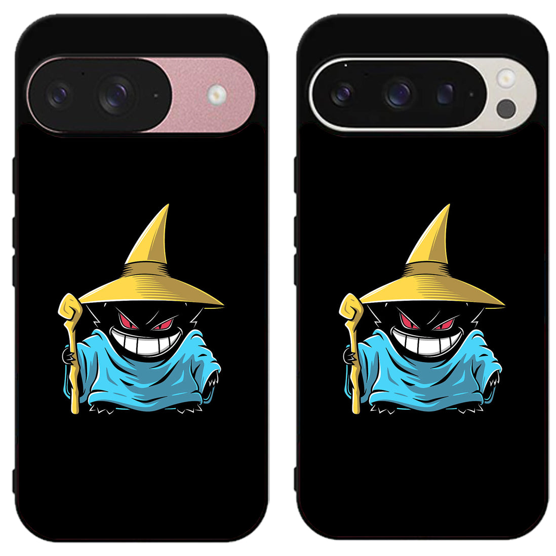 Gengar Pokemon Black Google Pixel 9 | 9 Pro | 9 Pro XL Case