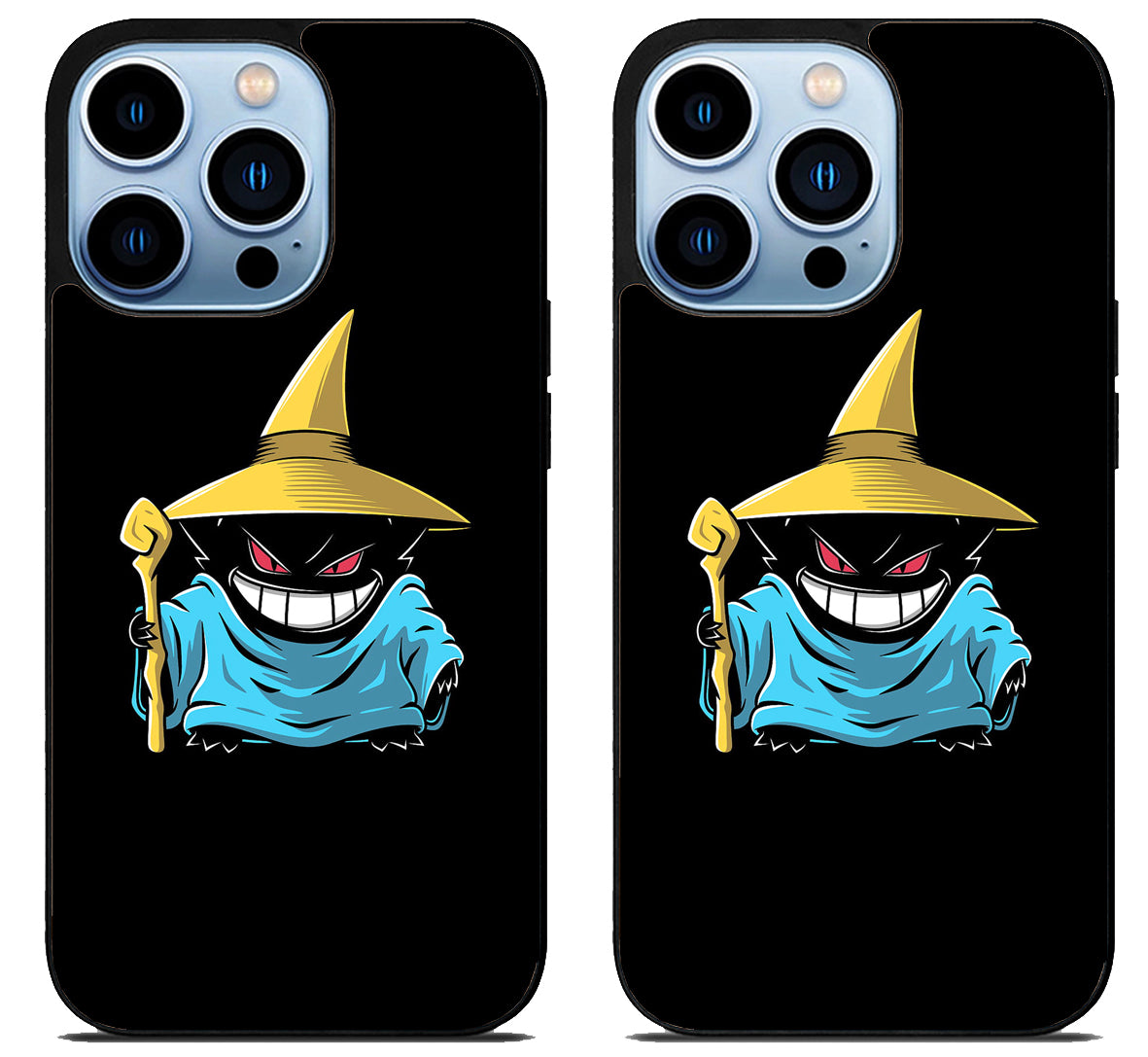 Gengar Pokemon Black iPhone 15 Pro | iPhone 15 Pro Max Case