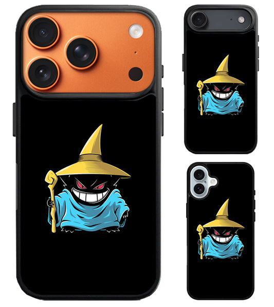 Gengar Pokemon Black iPhone Air | iPhone 17 | 17 Pro | 17 Pro Max Case