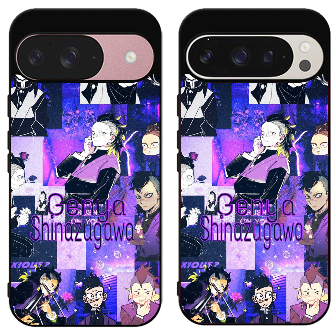 Genya Shinazugawa Demon Slayer Collage Google Pixel 9 | 9 Pro | 9 Pro XL Case