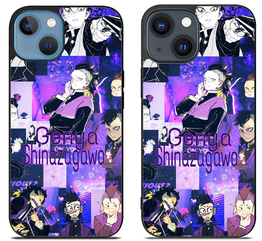 Genya Shinazugawa Demon Slayer Collage iPhone 15 | iPhone 15 Plus Case