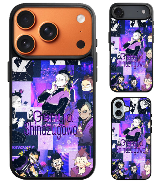 Genya Shinazugawa DemonSlayer Collage iPhone Air | iPhone 17 | 17 Pro | 17 Pro Max Case