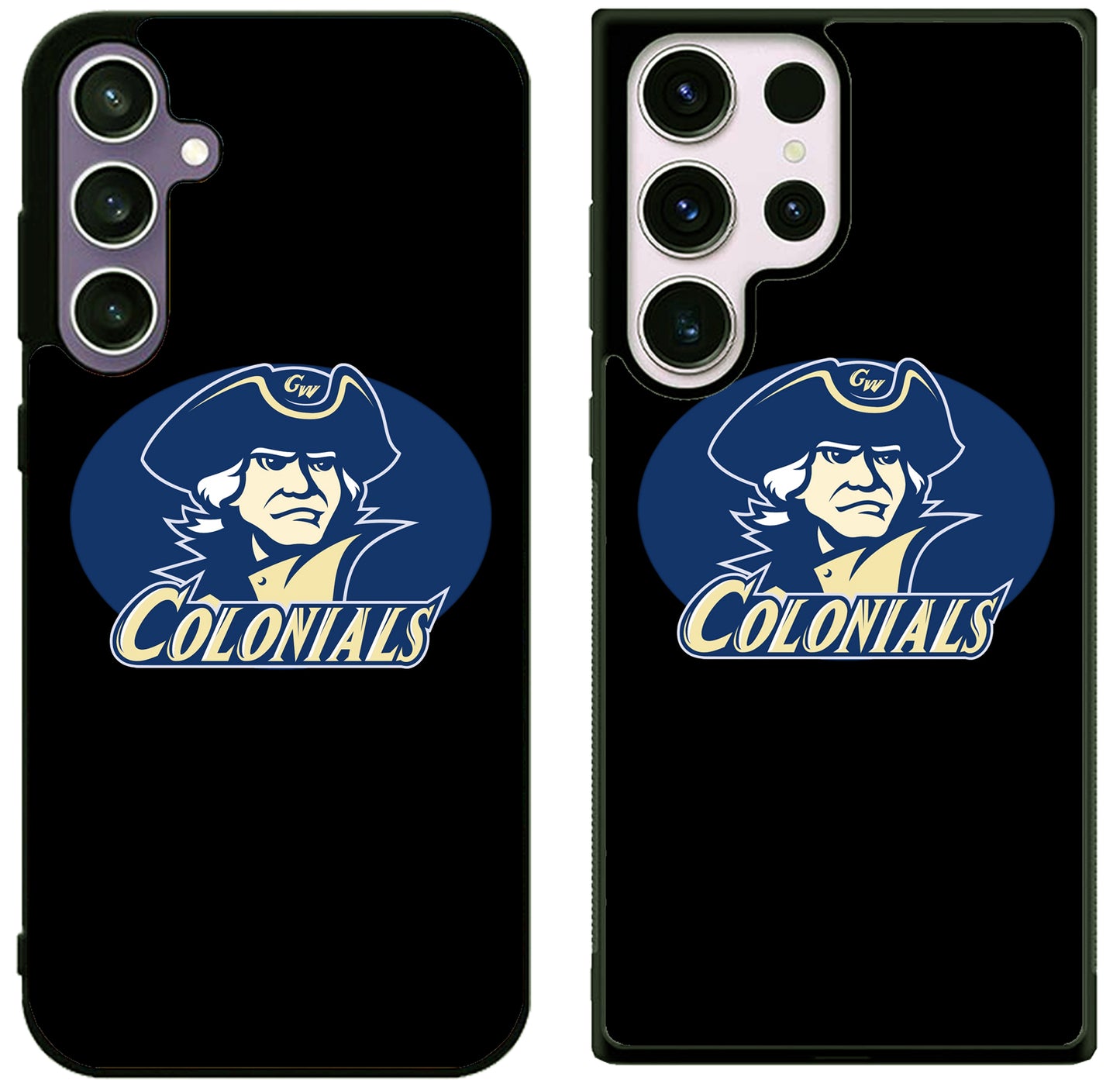 George Washington Colonials Black Samsung Galaxy S25 | S25 Edge | S25 FE | S25 Plus | S25 Ultra Case