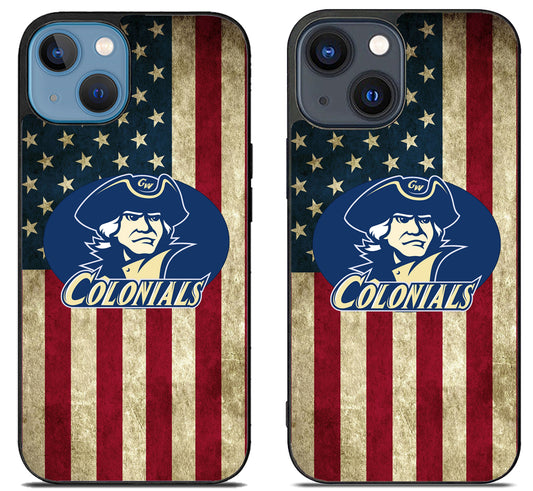 George Washington Colonials Flag iPhone 15 | iPhone 15 Plus Case