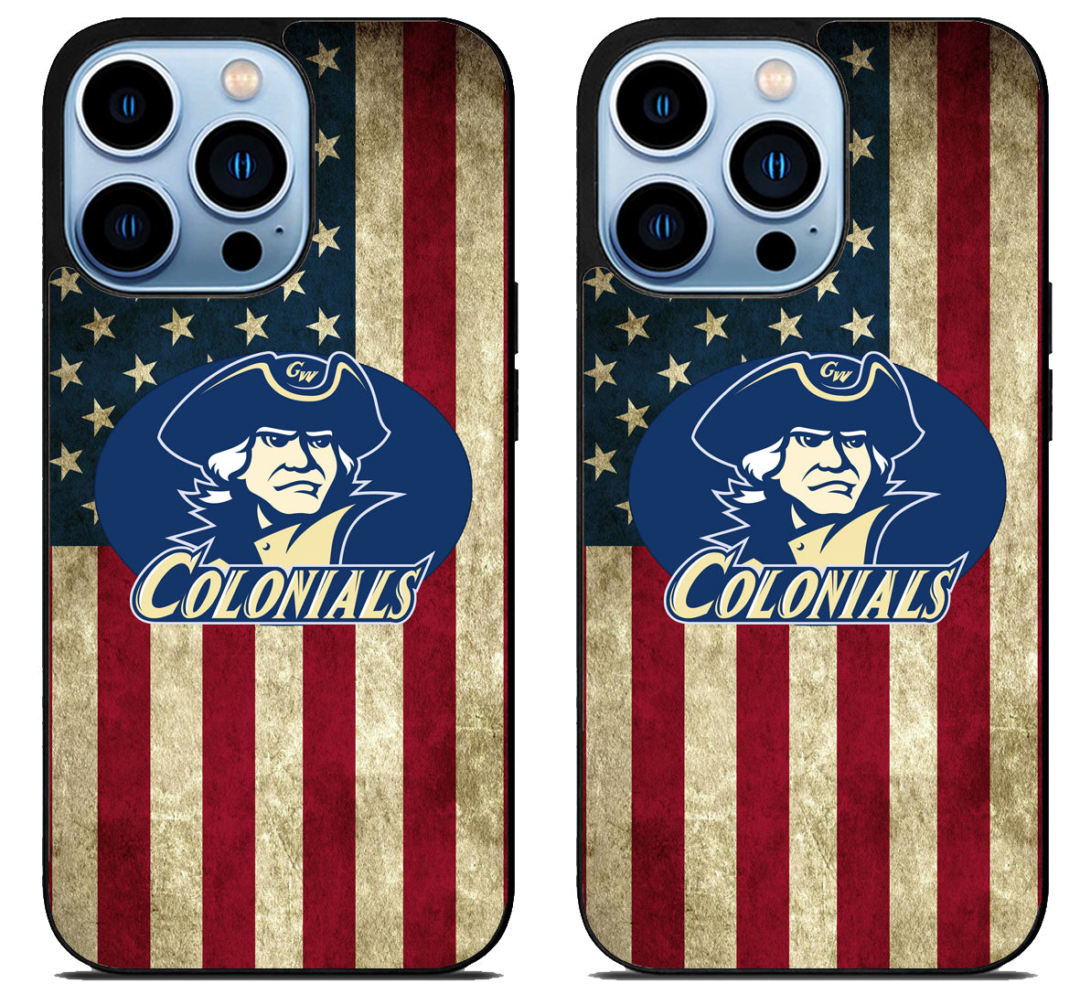 George Washington Colonials Flag iPhone 15 Pro | iPhone 15 Pro Max Case