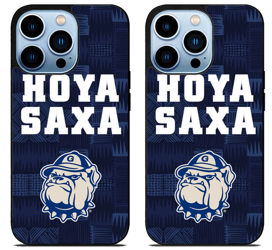 Georgetown Hoyas Saxa iPhone 15 Pro | iPhone 15 Pro Max Case