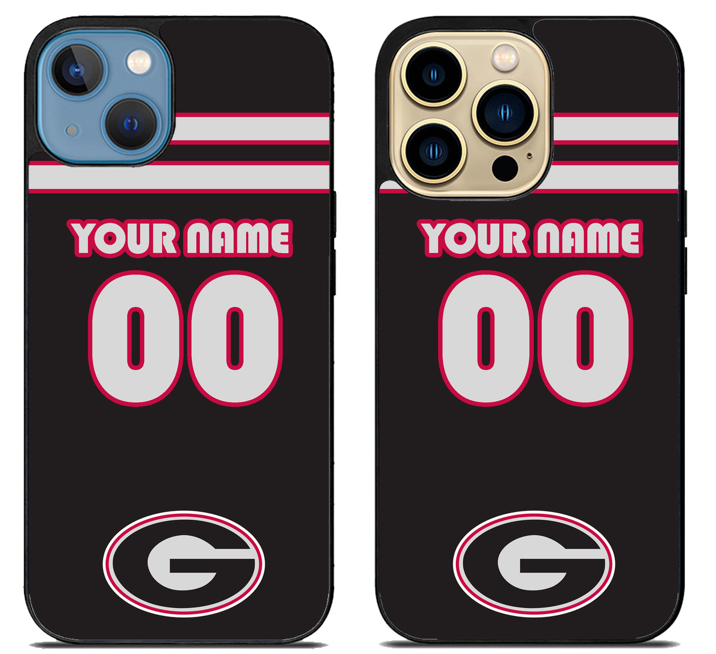 Custom Personalized Georgia Bulldogs iPhone 14 | 14 Plus | 14 Pro | 14 Pro Max Case