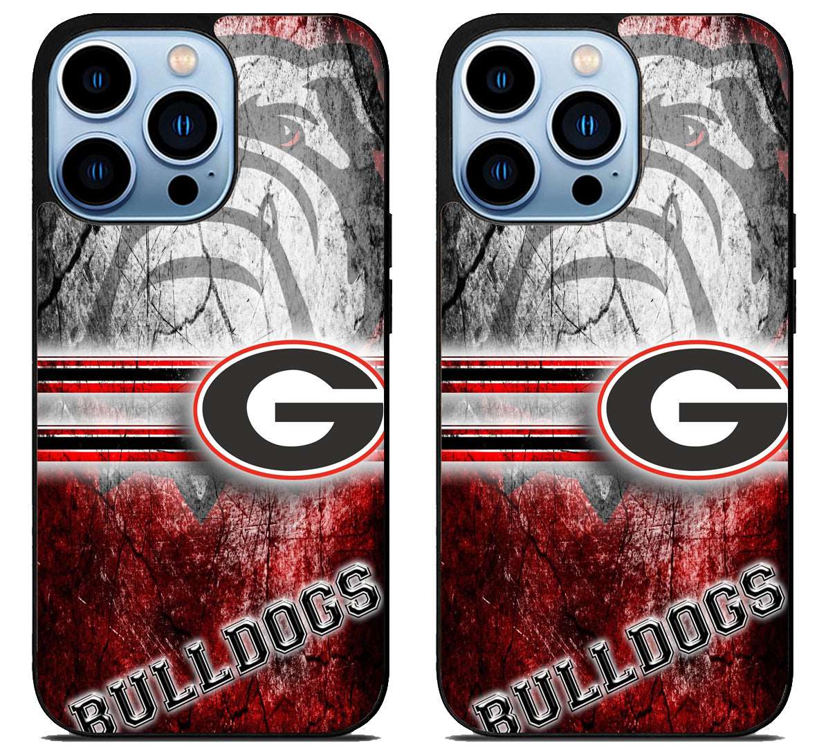 Georgia Bulldogs Background iPhone 15 Pro | iPhone 15 Pro Max Case
