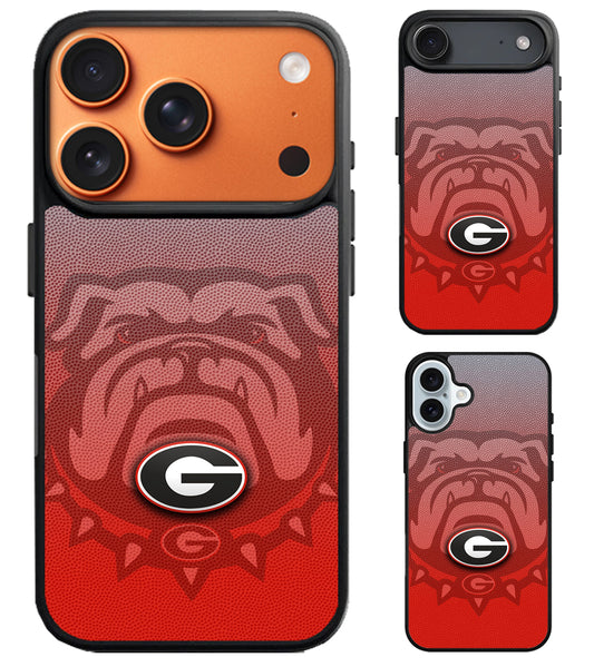 Georgia Bulldogs Background iPhone Air | iPhone 17 | 17 Pro | 17 Pro Max Case