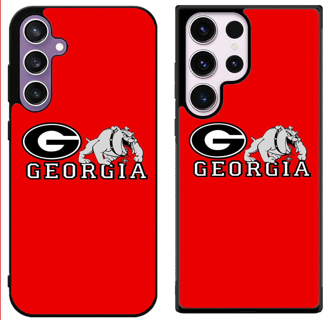 Georgia Bulldogs Red Samsung Galaxy S24 | S24+ | S24 Ultra Case