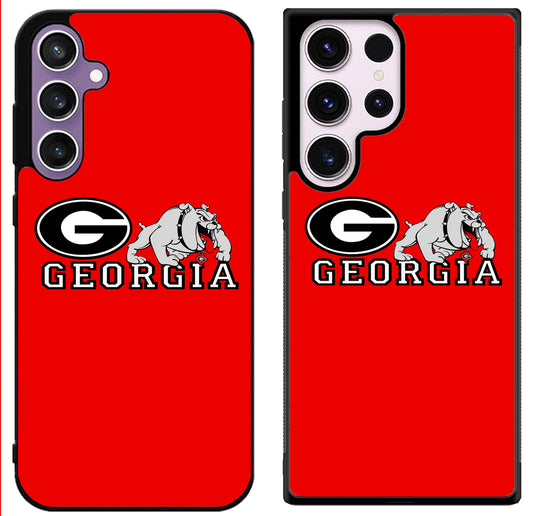 Georgia Bulldogs Red Samsung Galaxy S24 | S24+ | S24 Ultra Case