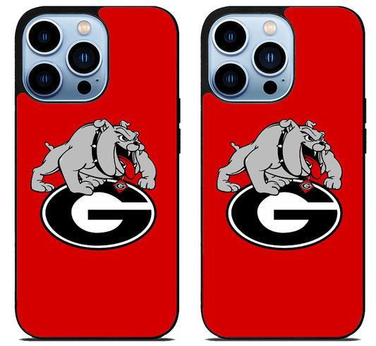 Georgia Bulldogs Red Logo iPhone 15 Pro | iPhone 15 Pro Max Case