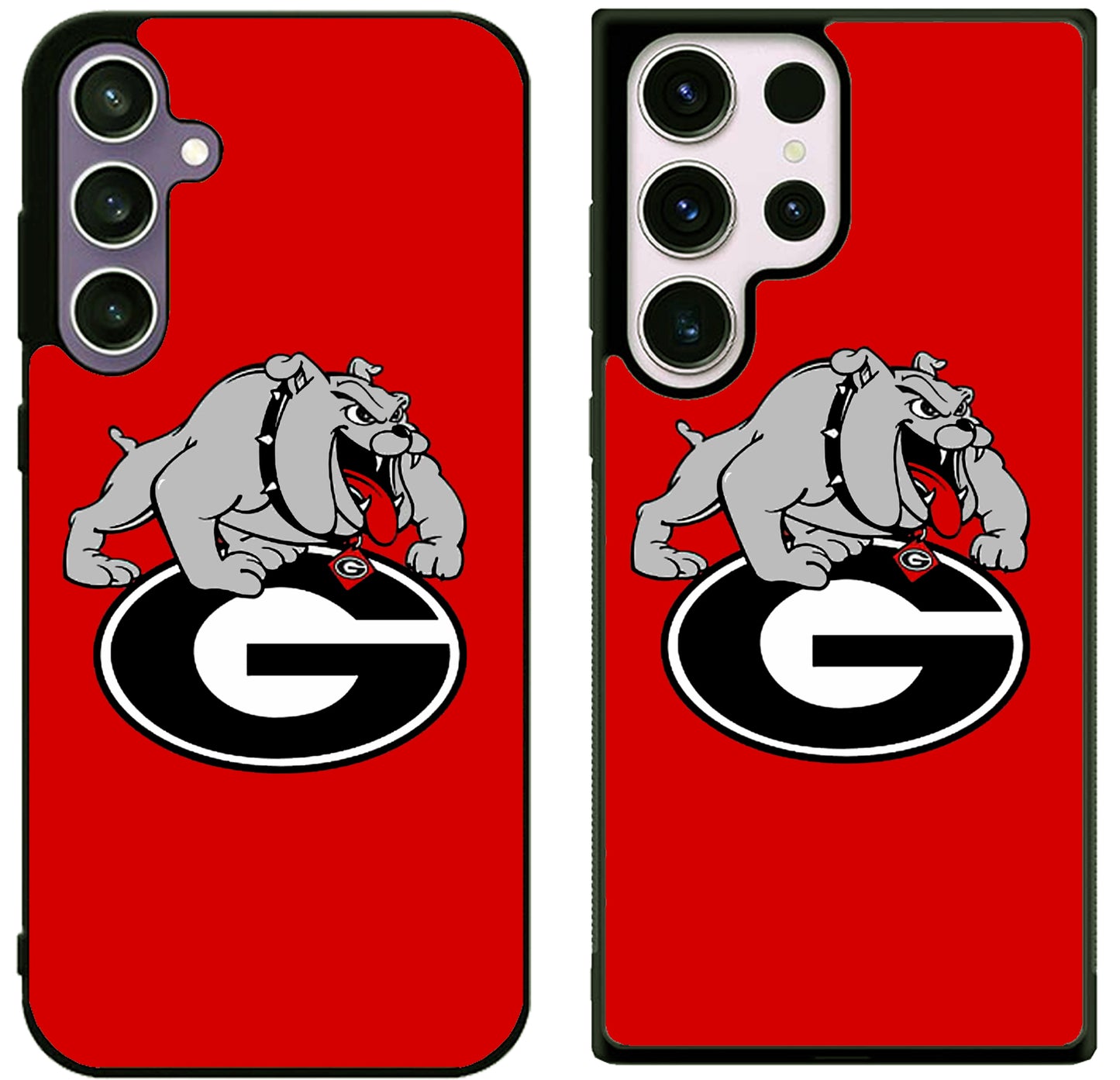 Georgia Bulldogs Red Logo Samsung Galaxy S25 | S25 Edge | S25 FE | S25 Plus | S25 Ultra Case