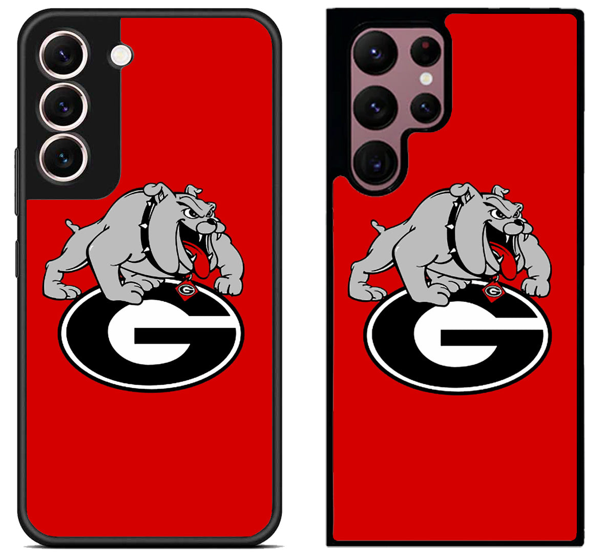 Georgia Bulldogs Red Logo Samsung Galaxy S22 | S22+ | S22 Ultra Case