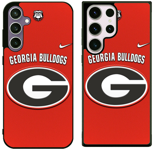 Georgia Bulldogs Style Samsung Galaxy S25 | S25 Edge | S25 FE | S25 Plus | S25 Ultra Case