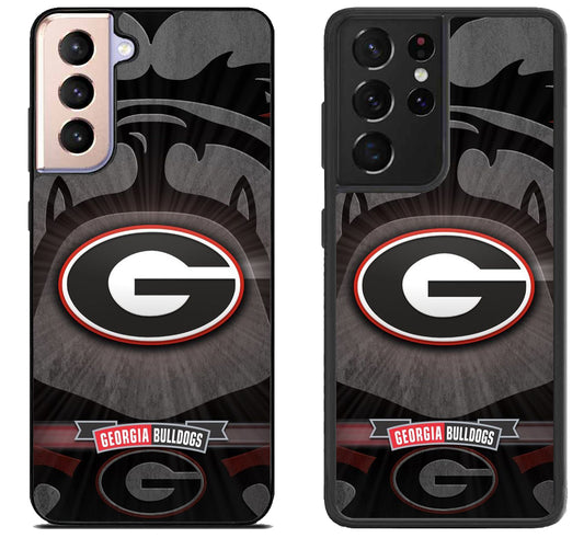 Georgia Bulldogs Wallpaper Samsung Galaxy S21 | S21 FE | S21+ | S21 Ultra Case