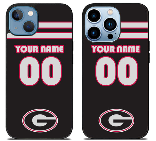 Custom Personalized Georgia Bulldogs iPhone 13 | 13 Mini | 13 Pro | 13 Pro Max Case