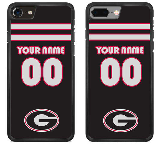 Custom Personalized Georgia Bulldogs iPhone 8 | 8 Plus Case