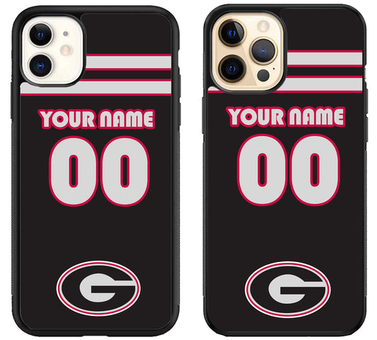 Custom Personalized Georgia Bulldogs iPhone 12 | 12 Mini | 12 Pro | 12 Pro Max Case