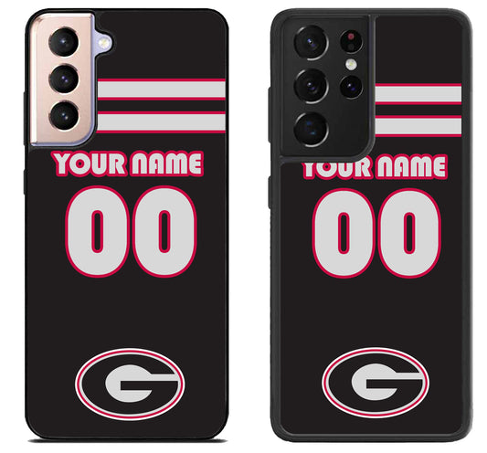 Custom Personalized Georgia Bulldogs Samsung Galaxy S21 | S21 FE | S21+ | S21 Ultra Case