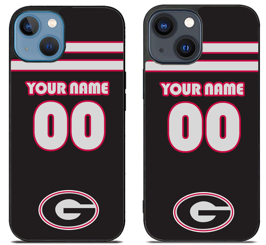 Custom Personalized Georgia Bulldogs iPhone 15 | iPhone 15 Plus Case