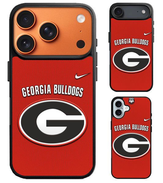 Georgia Bulldogs football iPhone Air | iPhone 17 | 17 Pro | 17 Pro Max Case