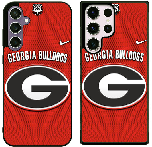 Georgia Bulldogs football Samsung Galaxy S25 | S25 Edge | S25 FE | S25 Plus | S25 Ultra Case