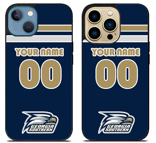 Custom Personalized Georgia Southern Eagles iPhone 14 | 14 Plus | 14 Pro | 14 Pro Max Case