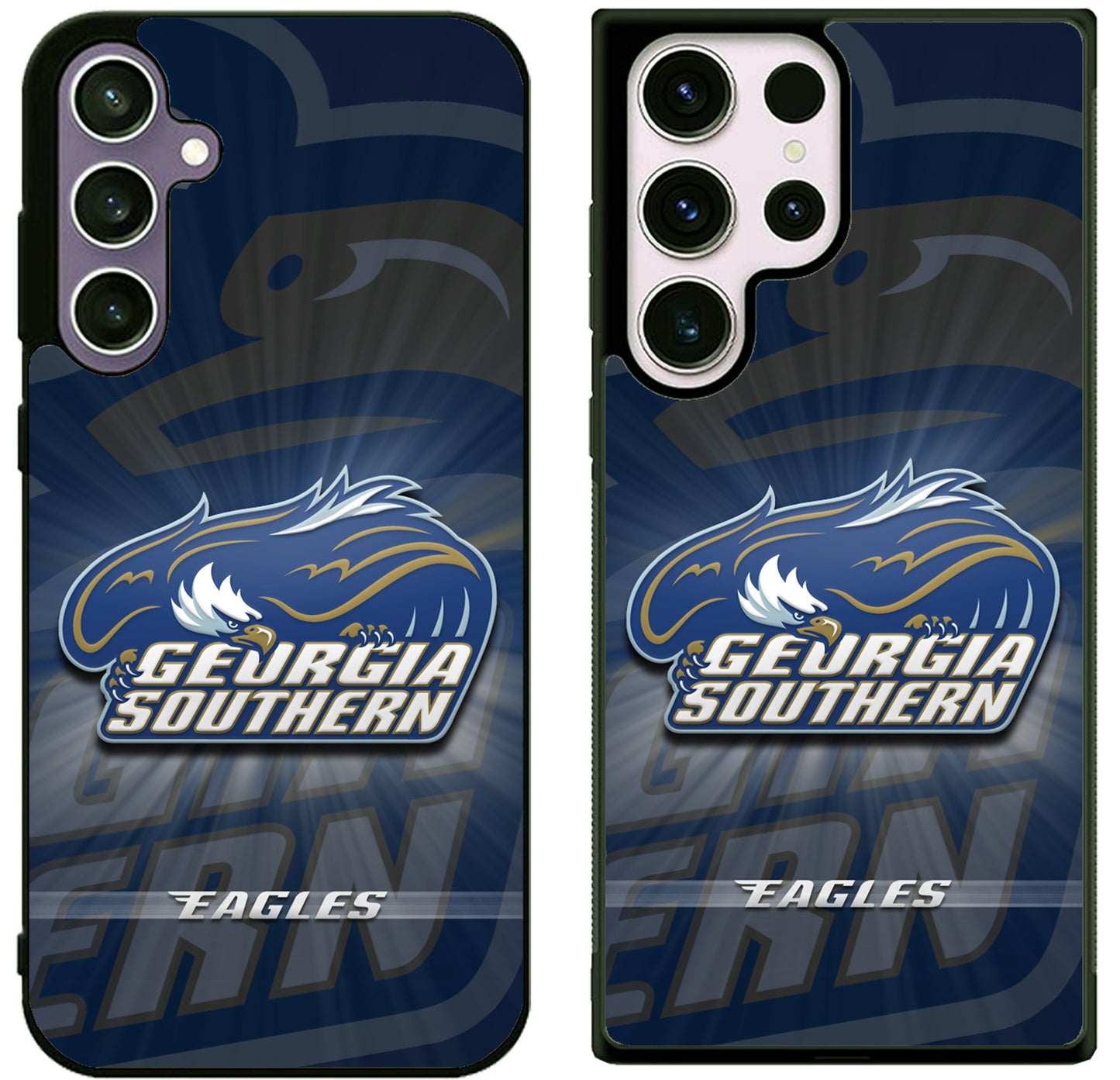 Georgia Southern Eagles Background Samsung Galaxy S25 | S25 Edge | S25 FE | S25 Plus | S25 Ultra Case