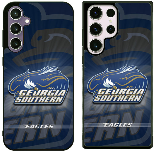 Georgia Southern Eagles Background Samsung Galaxy S25 | S25 Edge | S25 FE | S25 Plus | S25 Ultra Case