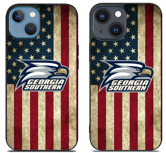 Georgia Southern Eagles Flag iPhone 15 | iPhone 15 Plus Case
