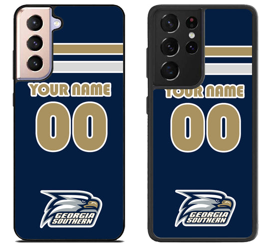 Custom Personalized Georgia Southern Eagles Samsung Galaxy S21 | S21 FE | S21+ | S21 Ultra Case